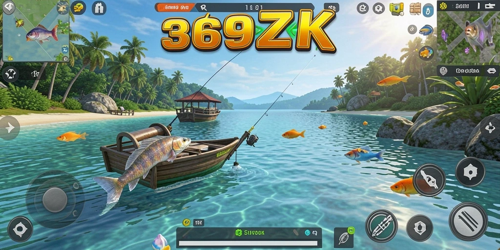 Tampilan gameplay memancing yang menakjubkan di 369ZK.