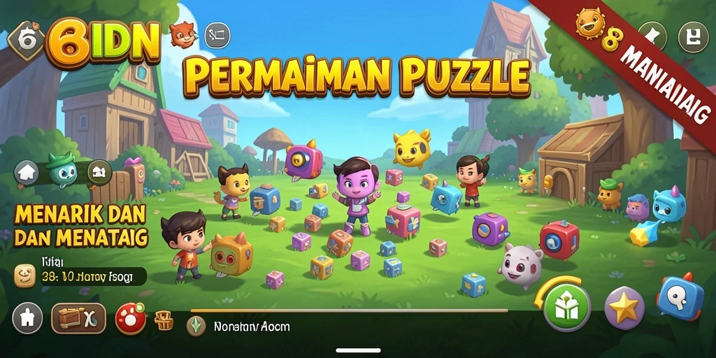 Tampilan gameplay menarik dari 68IDN yang penuh dengan teka-teki.