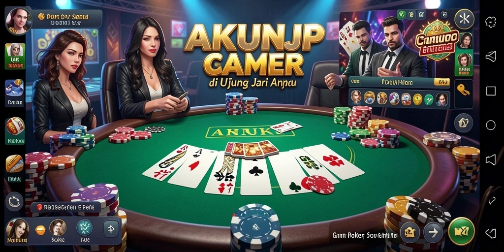 Tampilan gameplay AKUNJP yang menarik dan dinamis.
