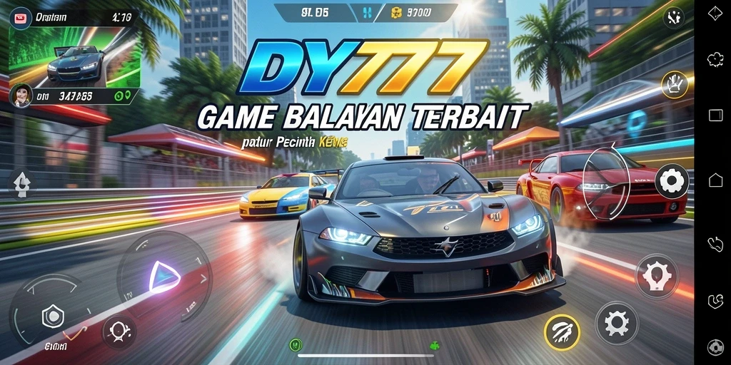 Gameplay seru dari DY777 dalam balapan penuh aksi.