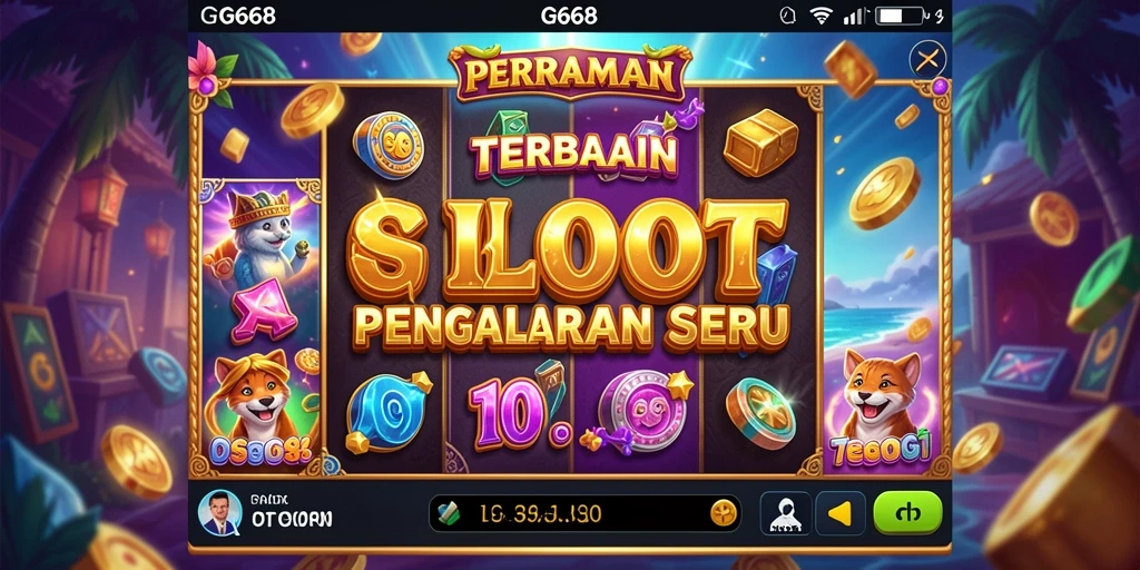 Screenshot utama G668 menampilkan gameplay Slot yang seru dan mendebarkan.