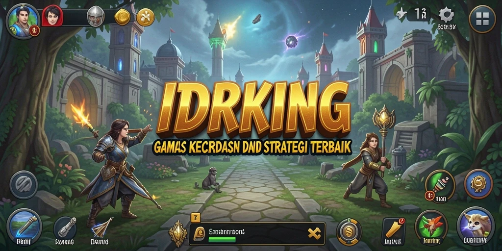 Tangkapan layar gameplay dari IDRKING yang menunjukkan strategi dan interaksi mendalam.