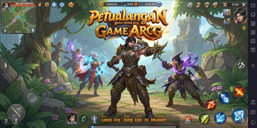 Tampilan gameplay JAKARTAWIN yang seru dan mendebarkan.