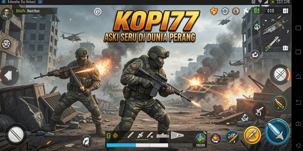 Tampilan aksi mendebarkan dalam KOPI77 yang penuh tantangan.
