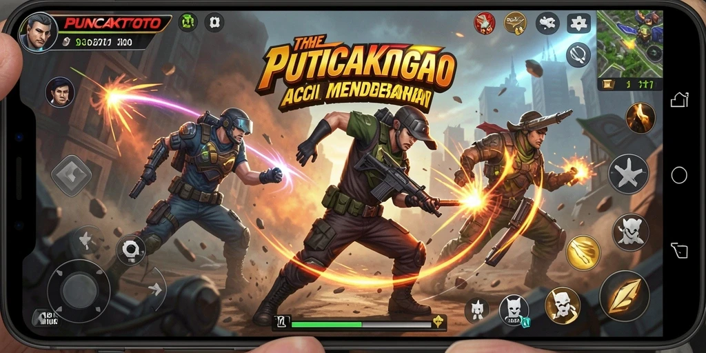 Tampilan seru dari gameplay PUNCAKTOTO yang penuh aksi.