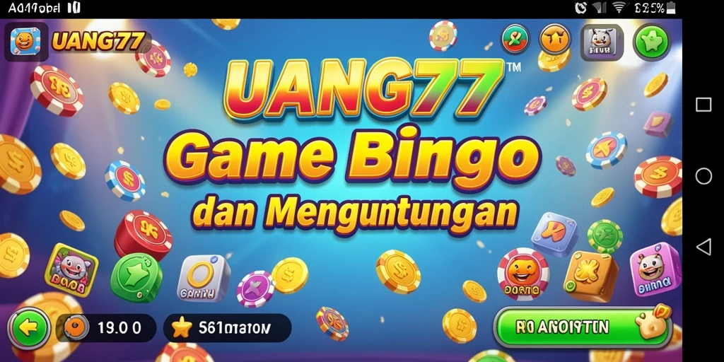 Screenshot UANG77 menampilkan gameplay Bingo yang seru.